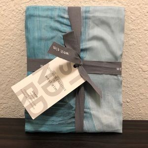 Zoe Bios West Elm Tencel Umber Corner Sham NWT